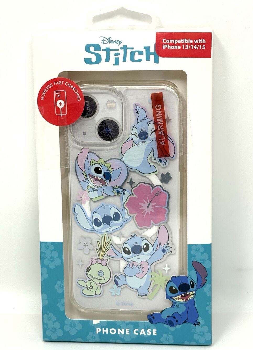 Disney Stitch iPhone 13/14/15 Case Skinny Dip Scrump Holographic Holo NIP